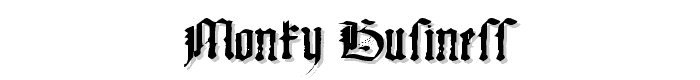 Monky Business font